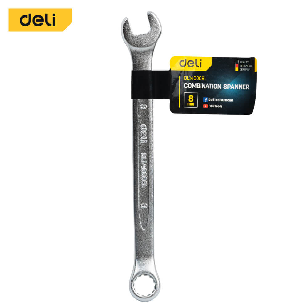 ประแจปากตาย DELI EDL140008L-SL-01 8มม_0
